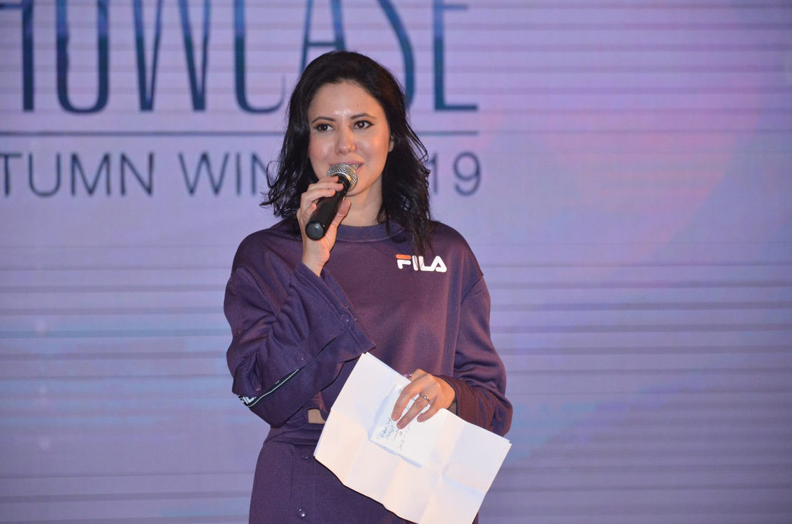 Hosting the launch of the Fila Autumn Winter collection 2019